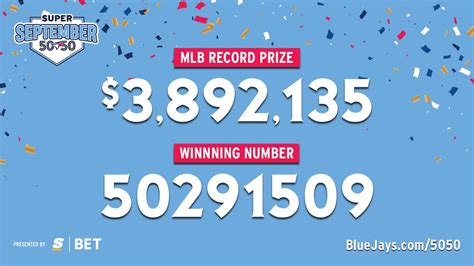 jays 50 50 winner|Kitchener resident wins $3.8 million in 50/50 draw to support .